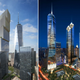 Illustration for article titled A Look at the Final WTC Skyscraper, and the Design That Was Rejected
